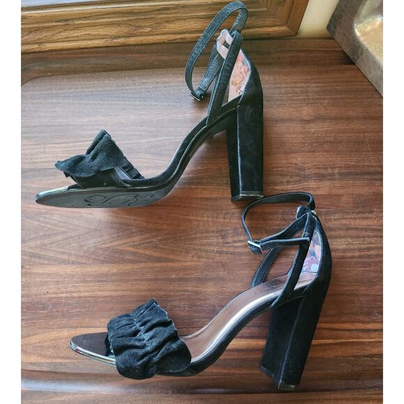 Ted Baker 
Floxen Suede Block Heel Sandal - Picture 7 of 7